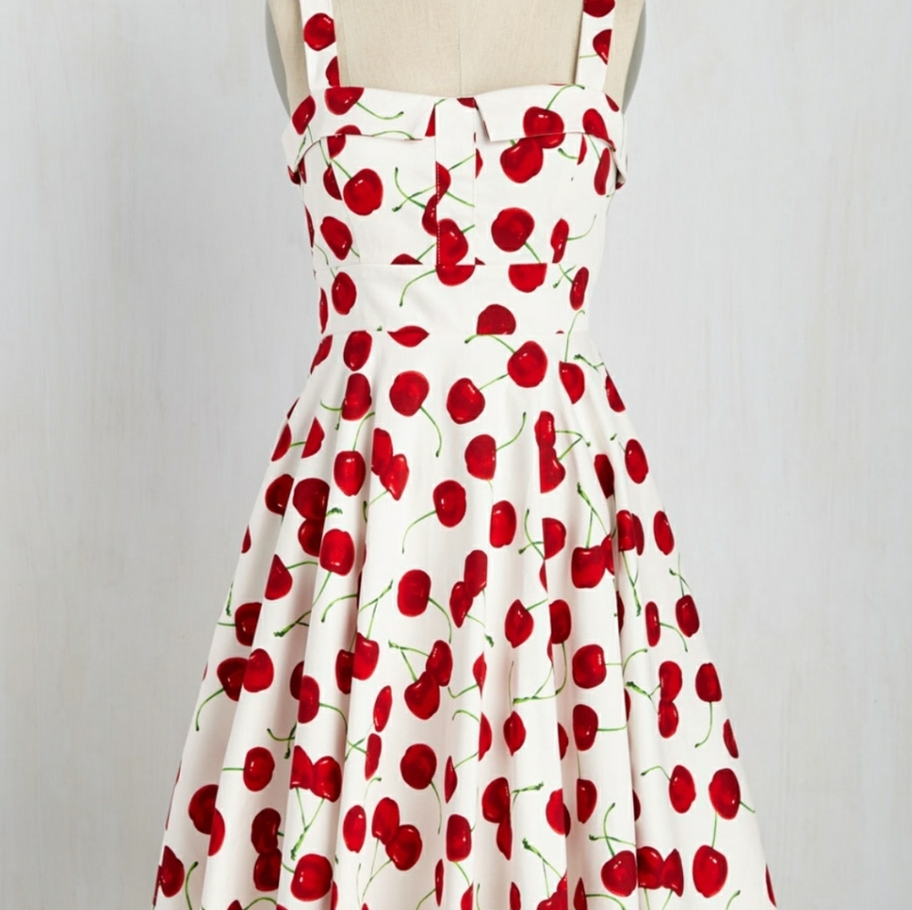Ixia for Modcloth Cherry Dress